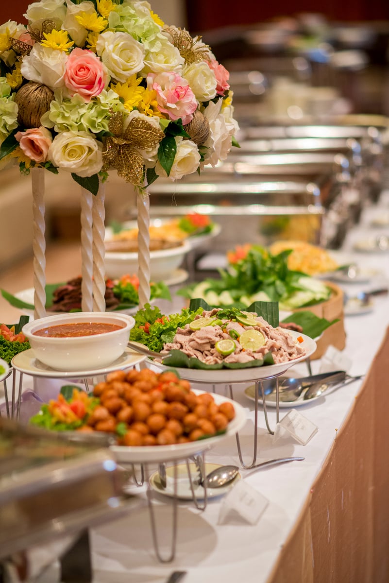 catering wedding food